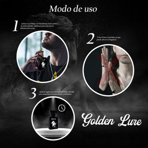 Perfume con feromonas golden lure